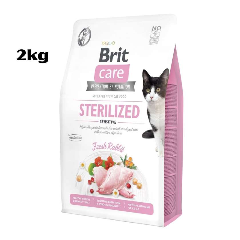 Brit Care Cat Adult Sterilized Sensitive - Fresh Rabbit 2kg
