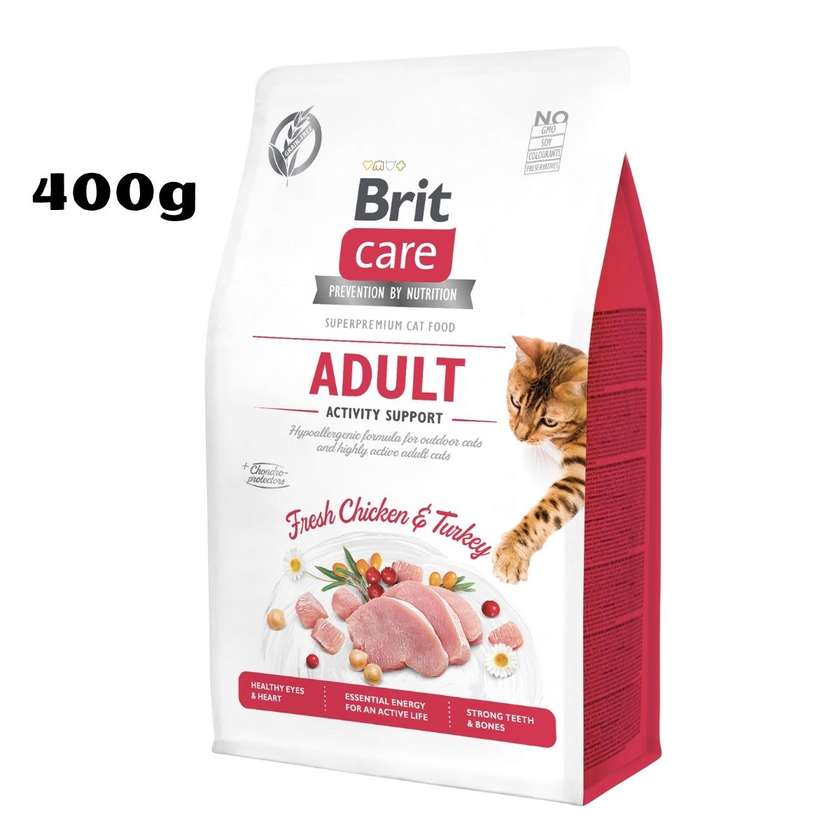 Brit Care Cat Adult Activity Support - Chicken With Turkey 400g