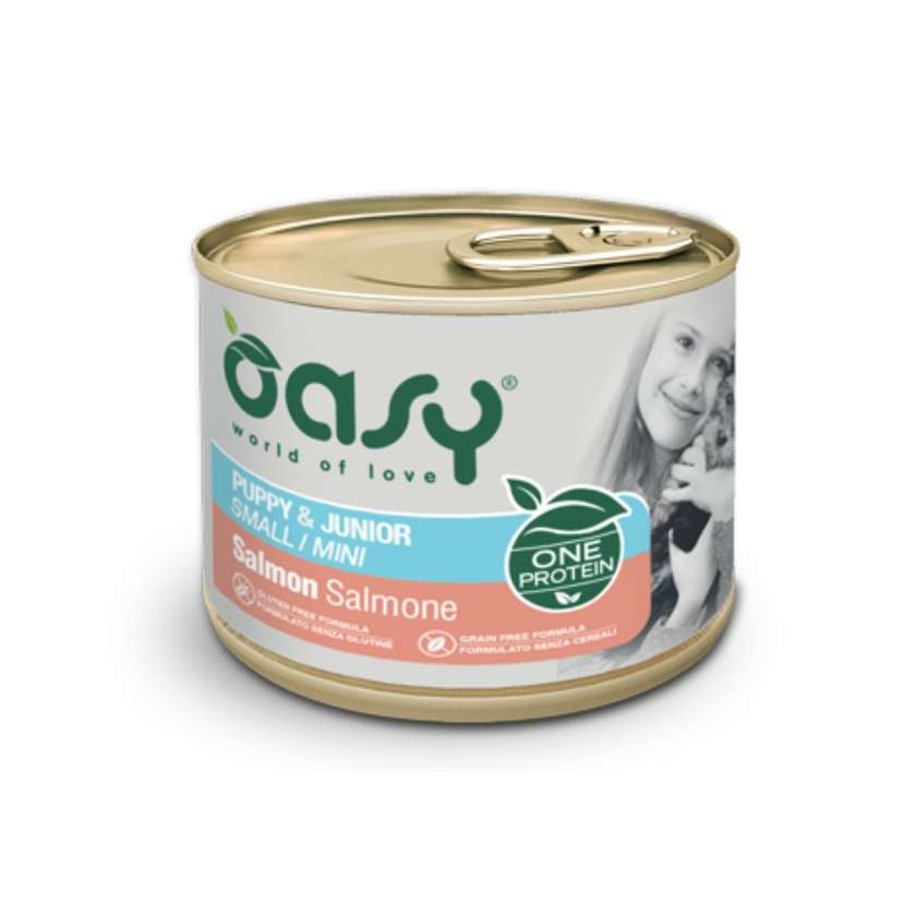 Wet Puppy Food Oasy One Protein - Salmon 200g