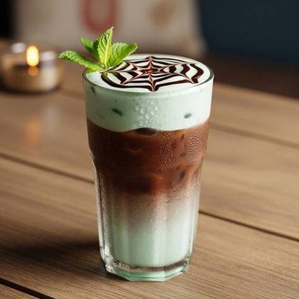 Ice Chocolate Mint Latte