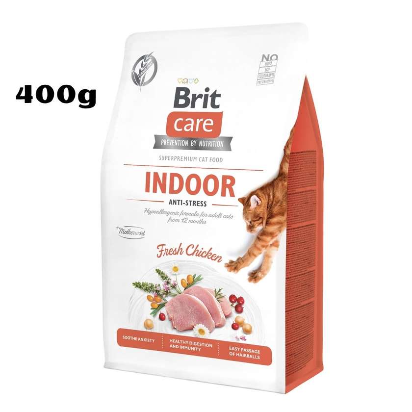 Brit Care Cat Adult Indoor Anti - Stress - Chicken 400g