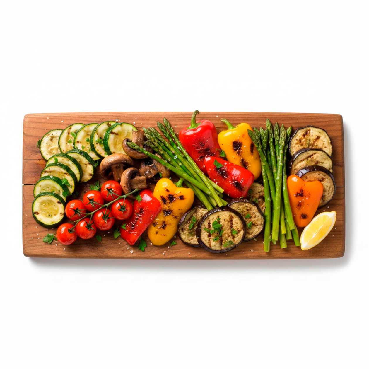 Grilled seasonal vegetables