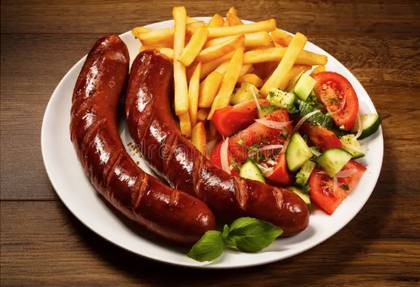 Chips and Sausage