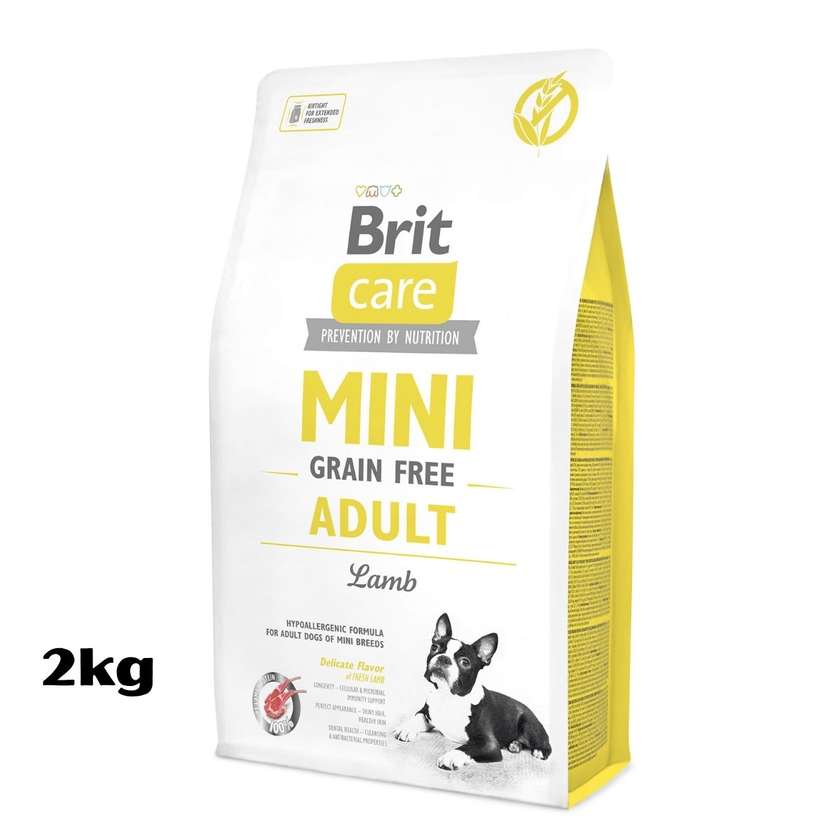 Brit Care Mini Grain Free Dog Adult - Lamb 2kg