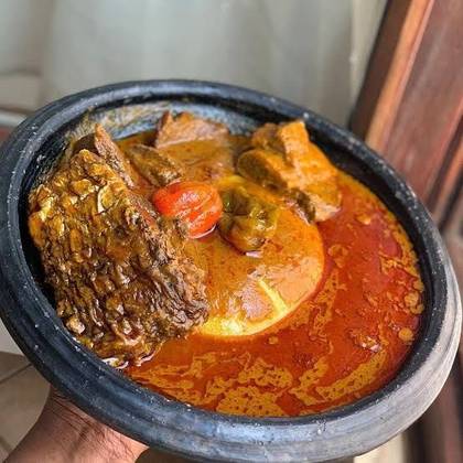 Fufu with Palmnut Soup