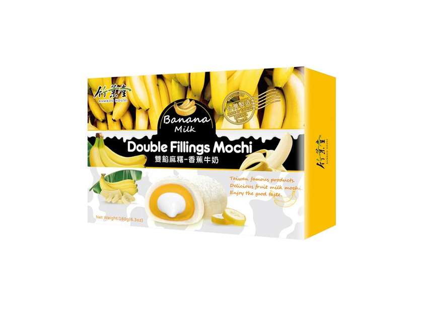 P73. Bamboo House Double Fillings Mochi Banana Milk