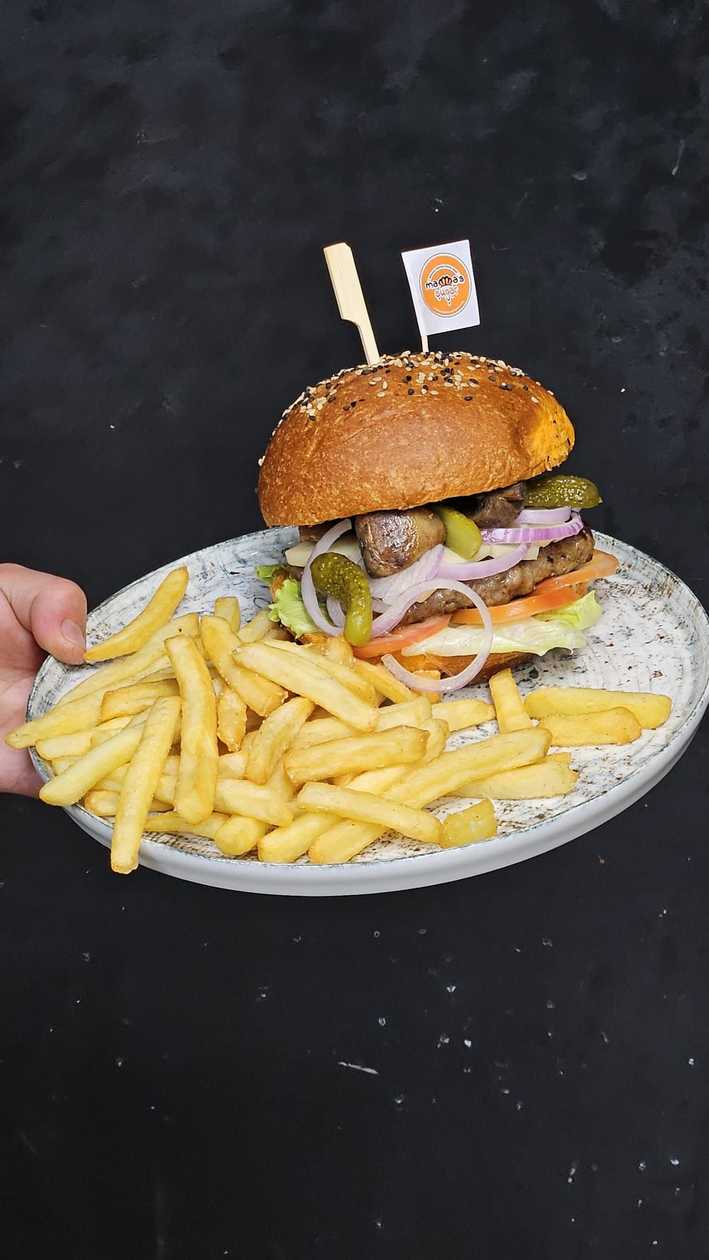 Mushroom Swiss Burger