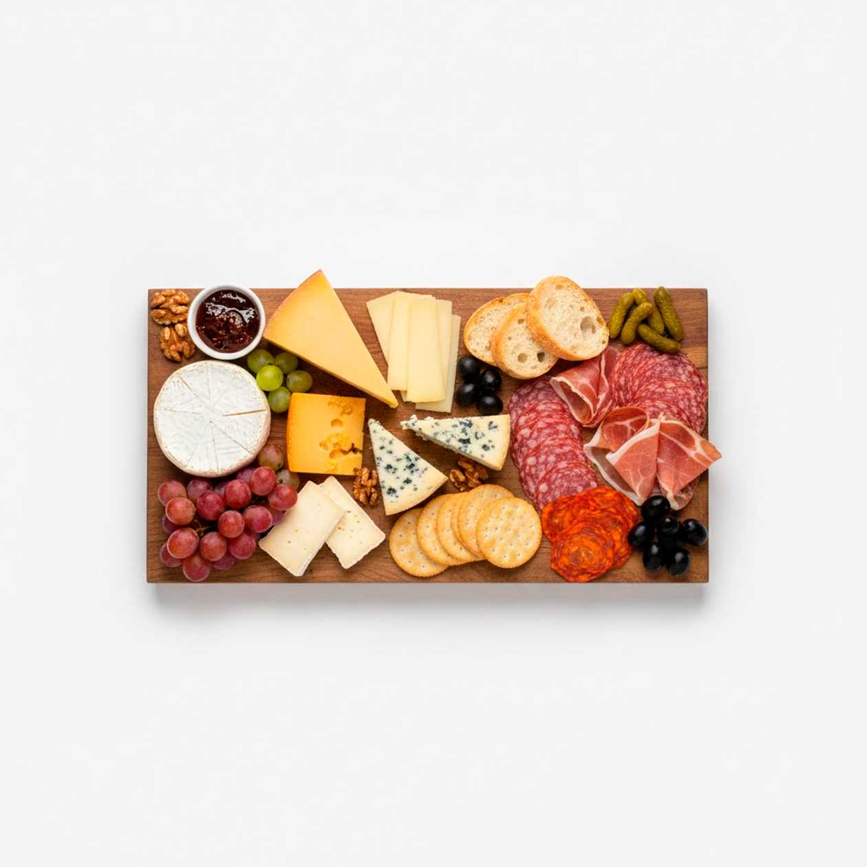 Selection of Fine Cheeses and Cold Cuts