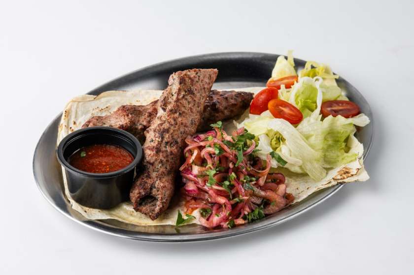 zestaw z Lula kebab z baraniny