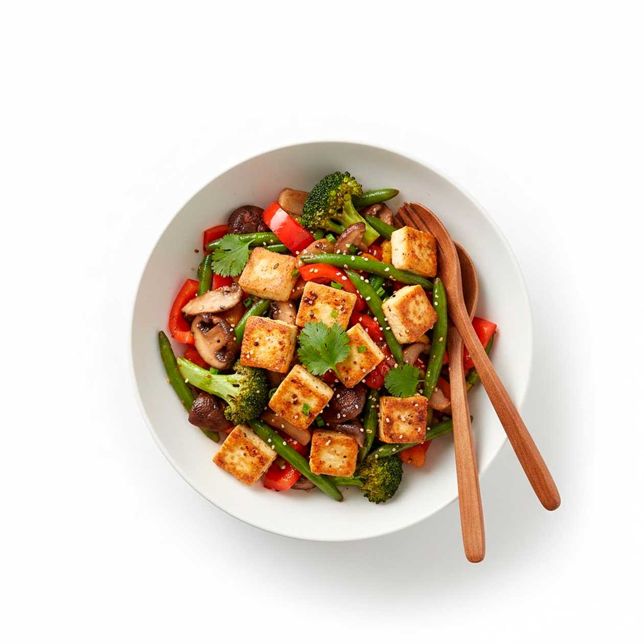 Tofu so zeleninou