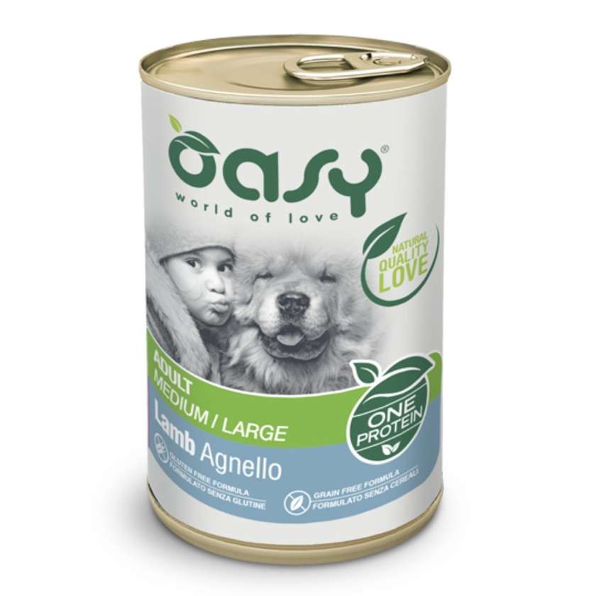 Wet Dog Food Oasy One Protein - Lamb 400g