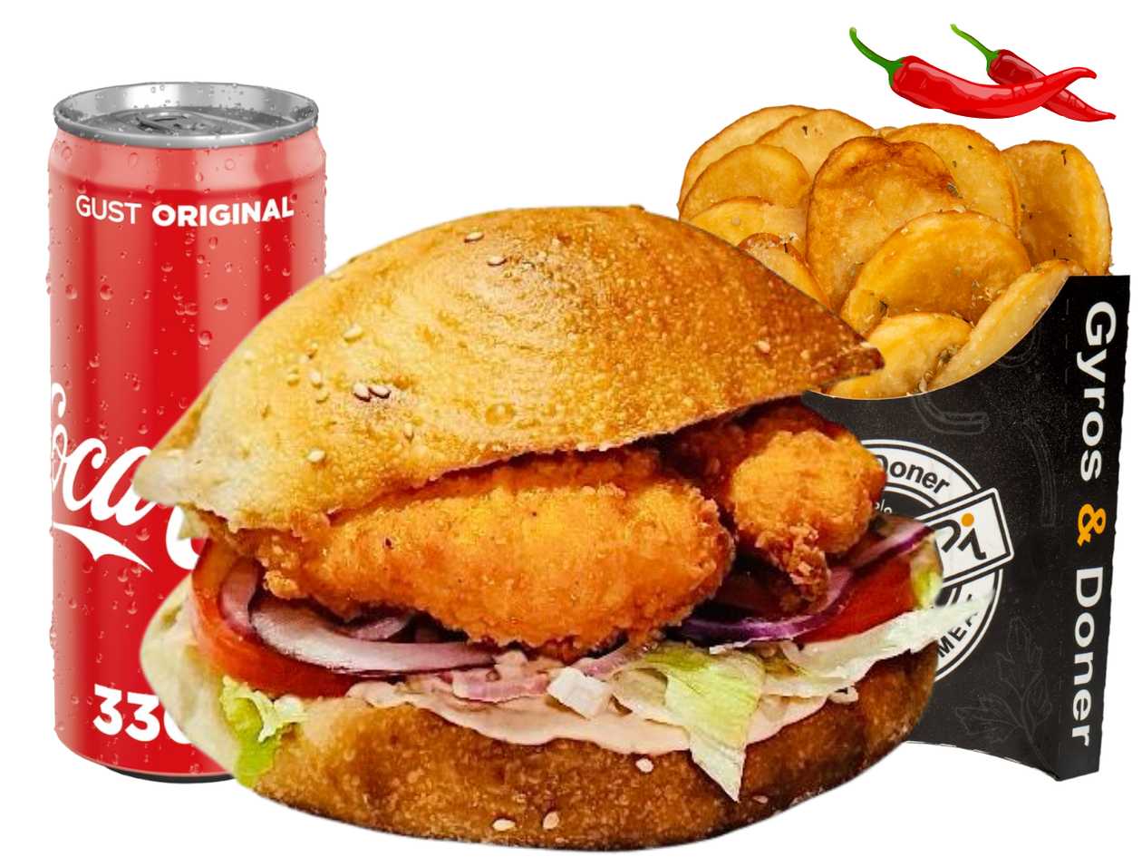 Meniu Crispy Doner Picant