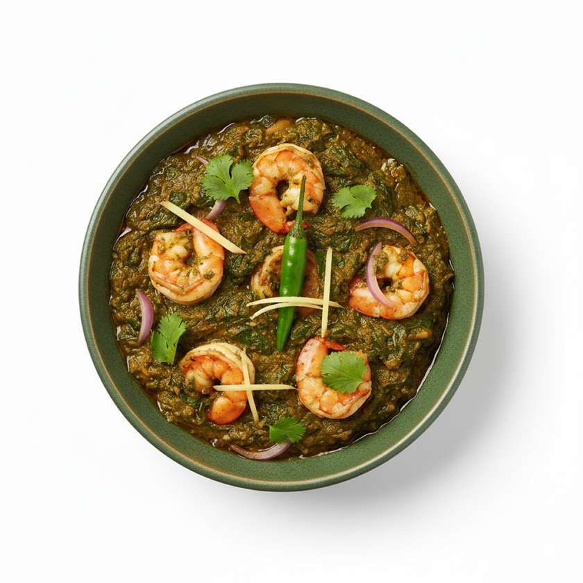 Prawn Saag