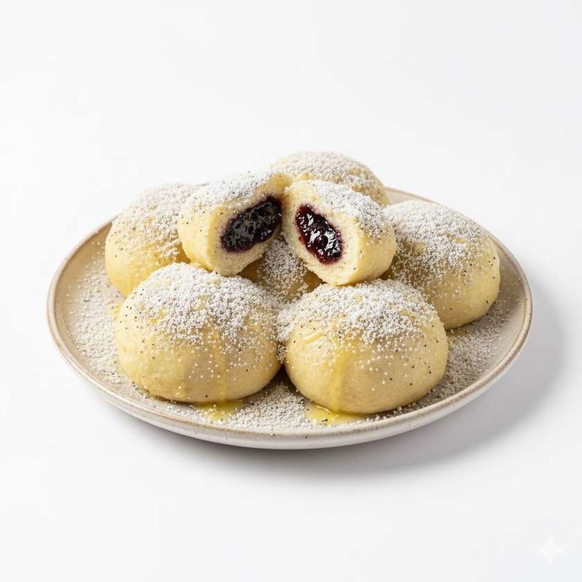 Domáce lekvárové pirohy