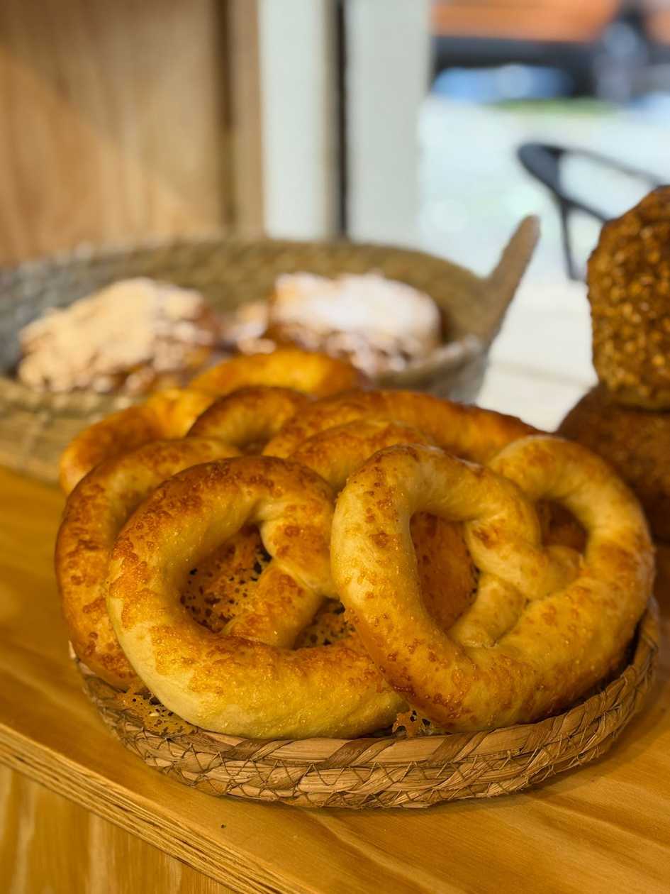 Pretzel with Cheddar