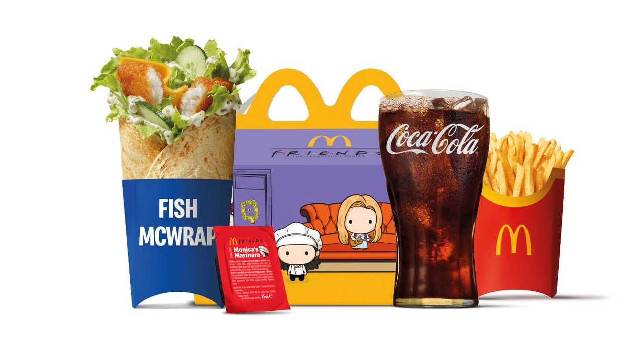 Fish McWrap Friends meal