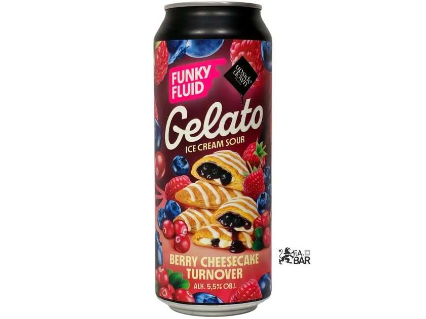 Funky Fluid - Gelato: Berry Cheesecake Turnover 0,5l can 5,5%alc.