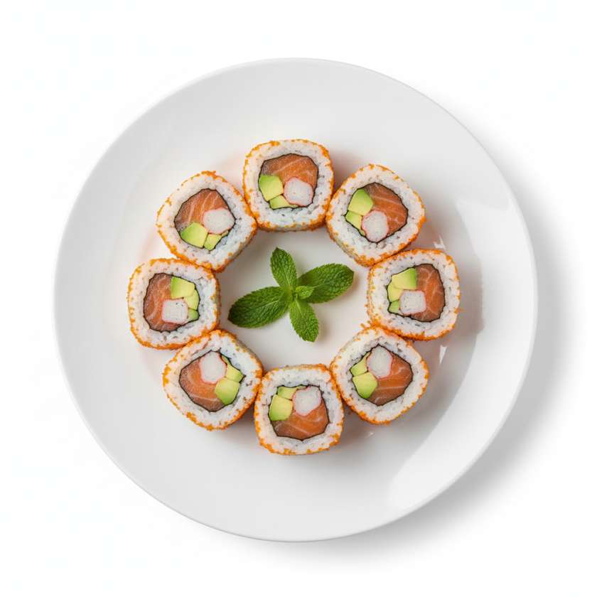 California maki with salmon 8pcs