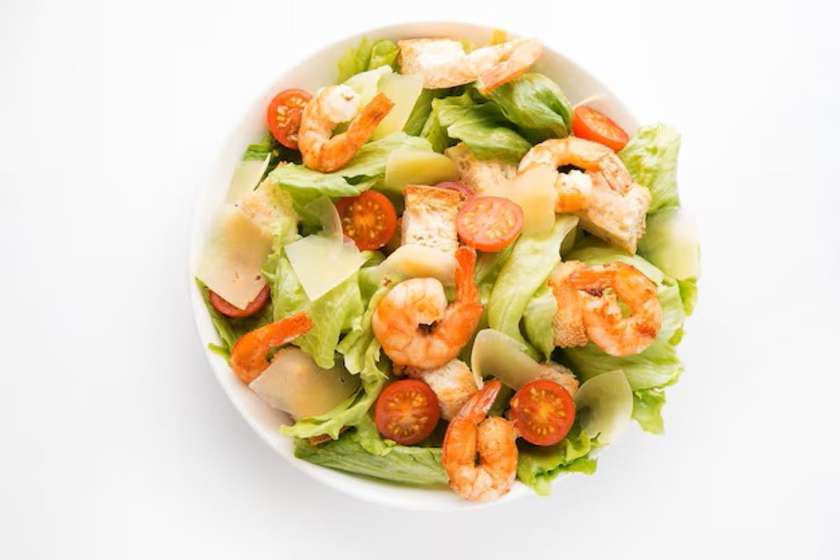 Insalata Cesare gamberi