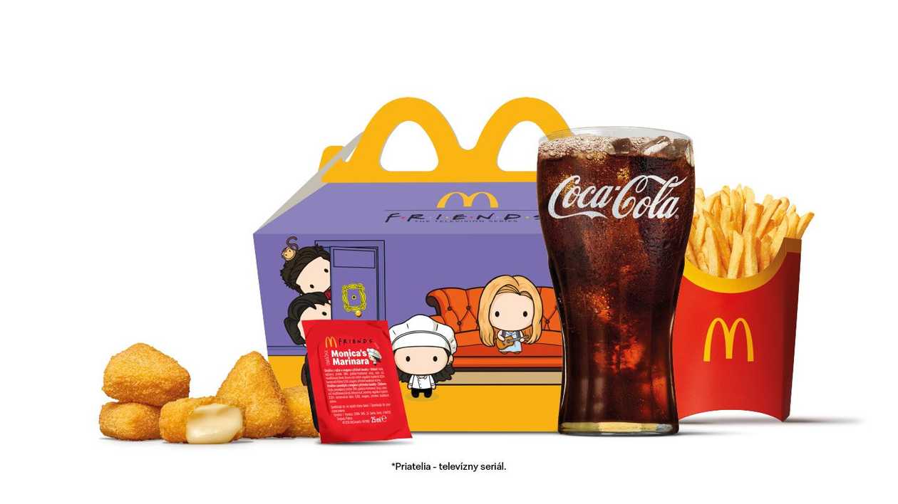 Hermelínky 5 ks Priatelia menu