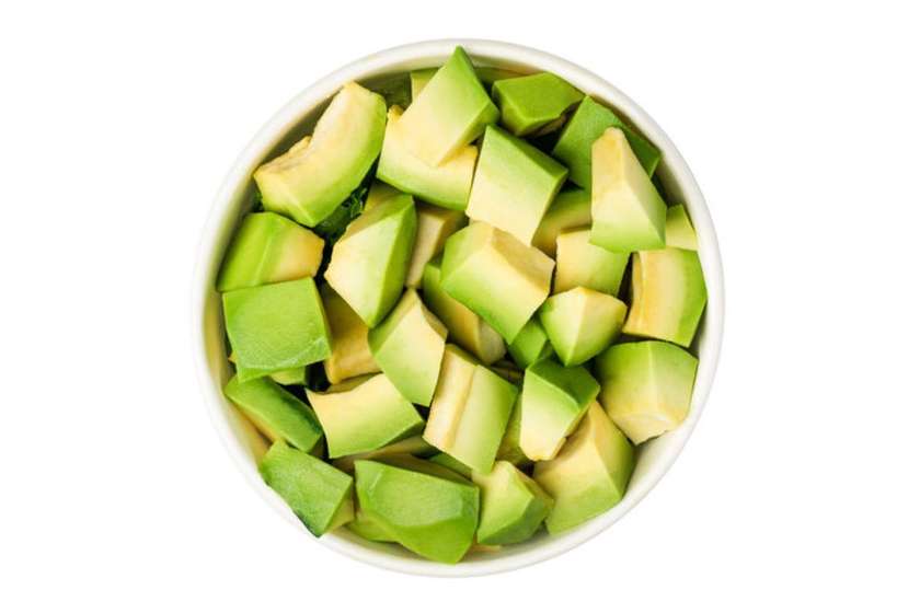 Topping avocado