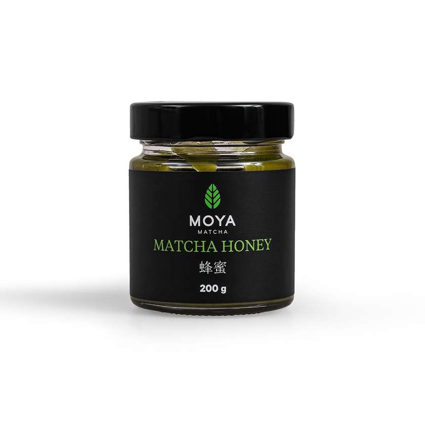 Moya, Organic Multifloral Honey With Matcha, 200g