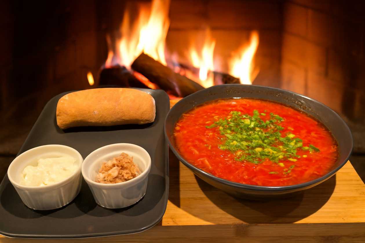 Ukrainian Borscht with Meat