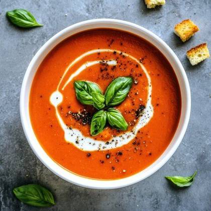 Roasted Tomato Cream Soup