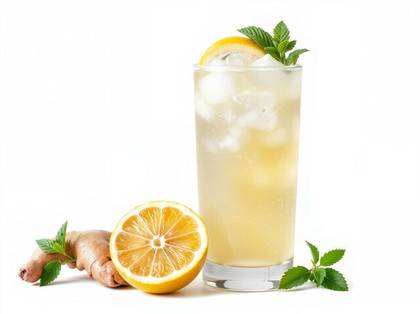 Mint And Ginger Lemonade