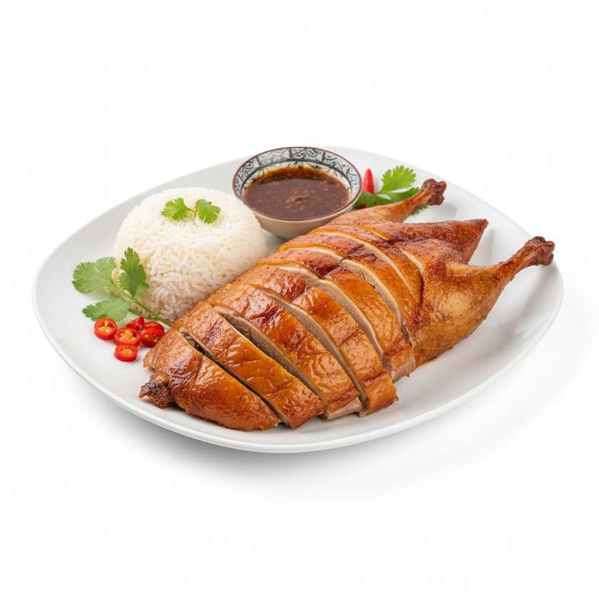 Fragrant duck with side dish