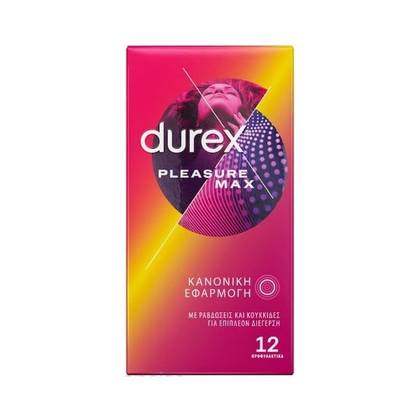 Copy of Durex Pleasure Max 12 Τεμάχια