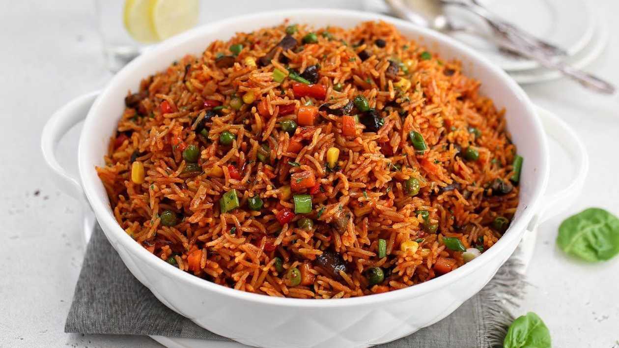 Vegetable Jollof.