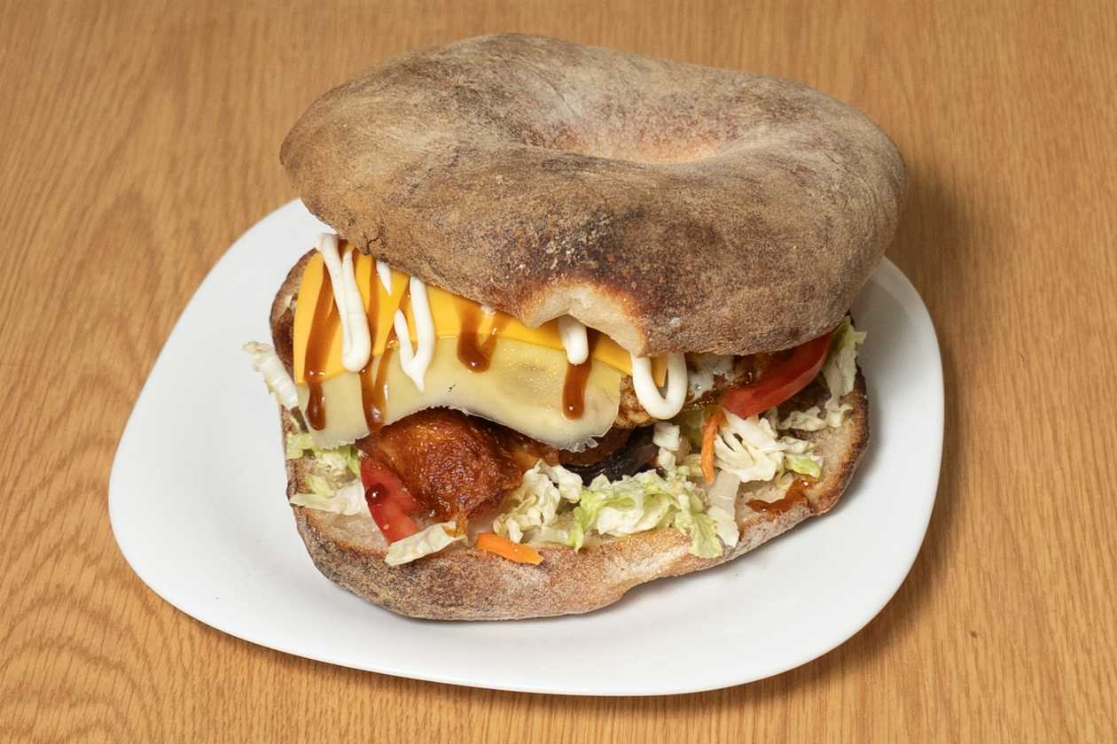 Pork Sausages & Fried Egg Roll