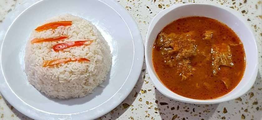 Plain Rice & Fish Soup