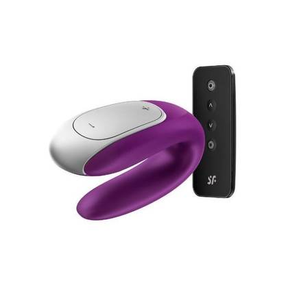 Satisfyer Double Fun Usb Couple Vibrator Purple