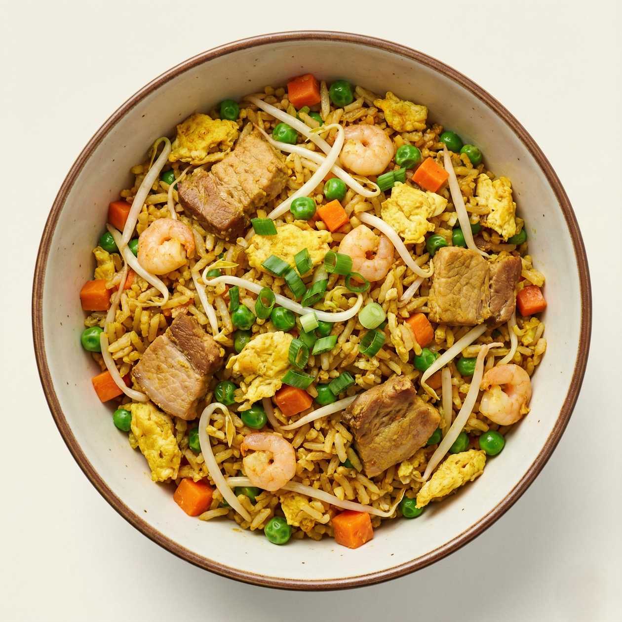 Oriental singapore fried rice (Pork/Shrimps)