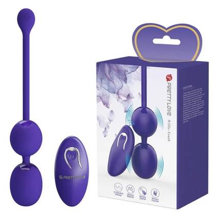 Prettylove Willie Youth Usb Double Vibration Kegel Ball Remote Control