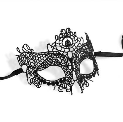 Crushious Mystica Black Lace Mask