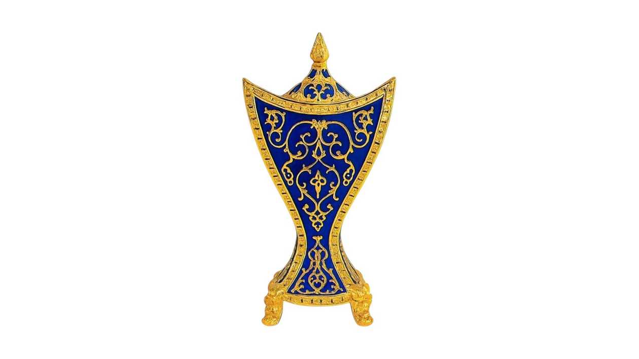 Traditional Bakhoor Burner (Navy Blue)