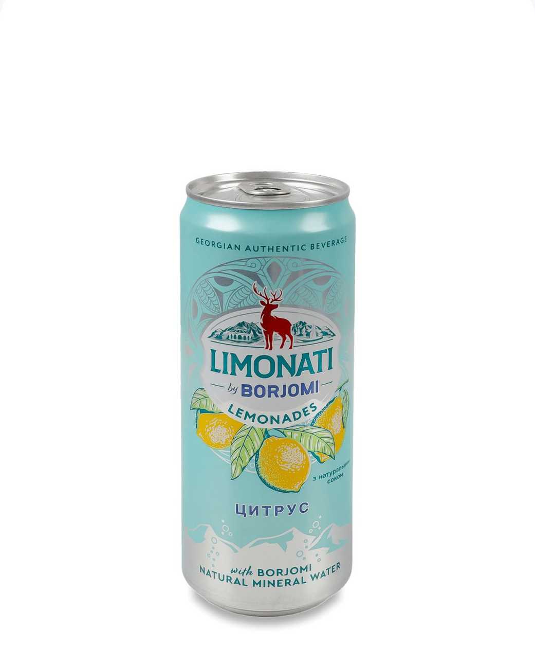 Лімонаті від Боржомі 0,33 (з/б) Цитрус