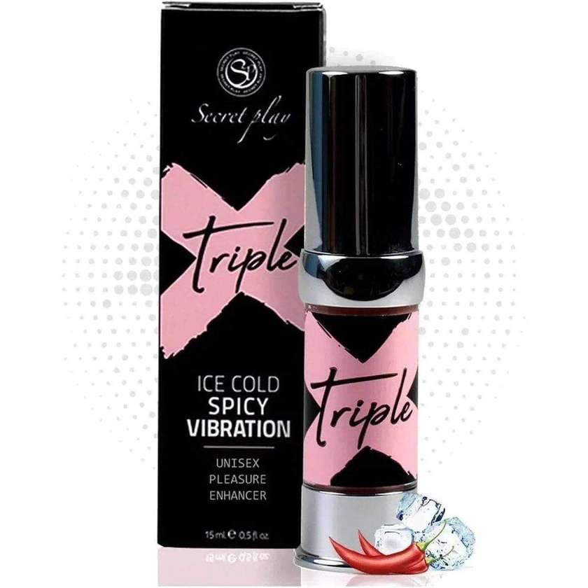 Triple X Liquid Vibrator Gel 3 in 1 15ml