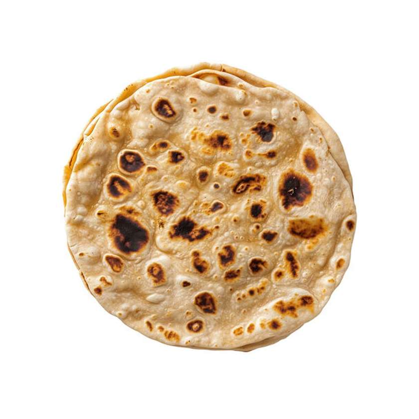 Baked flatbread from wholemeal flour