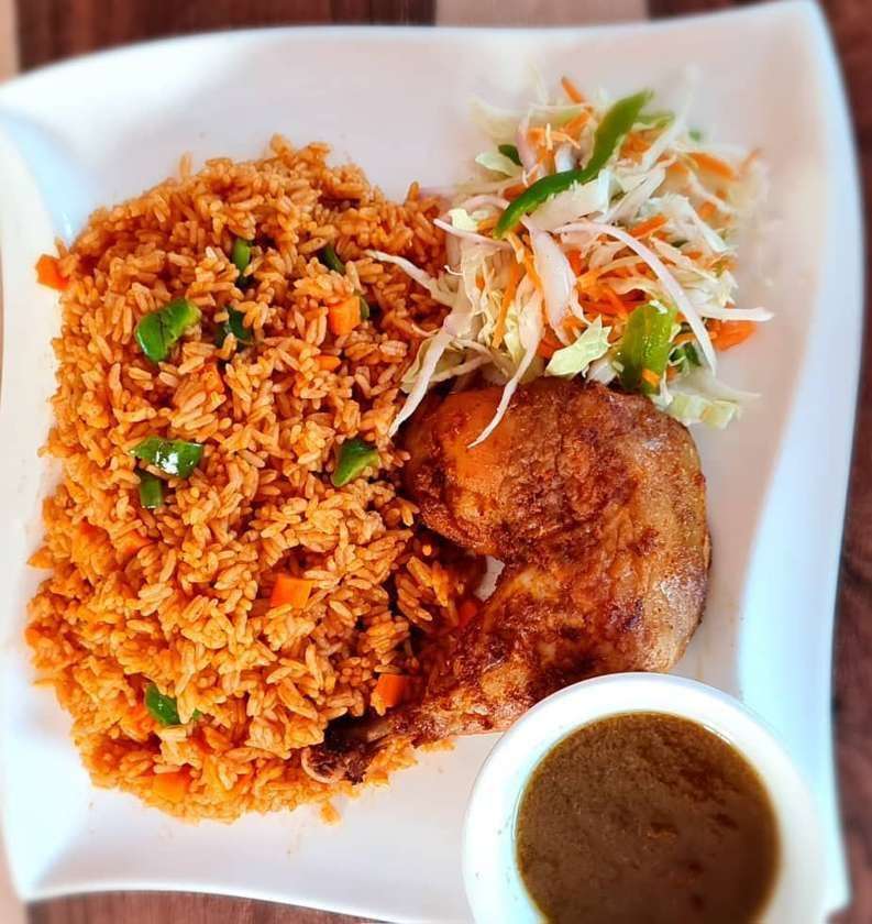 Jollof Rice & Grilled Chicken