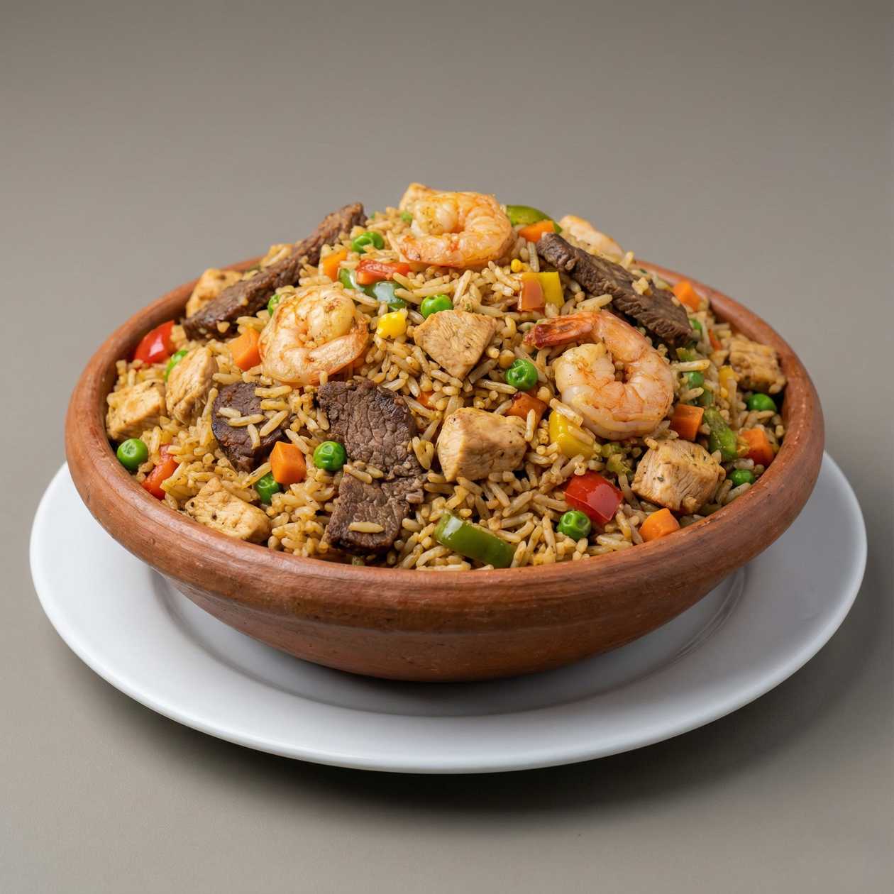 Combination fried rice (Chicken/Beef/Shrimps)