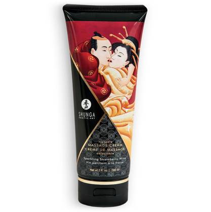 Shunga Sparkling Strawberry Massage Cream 200ml