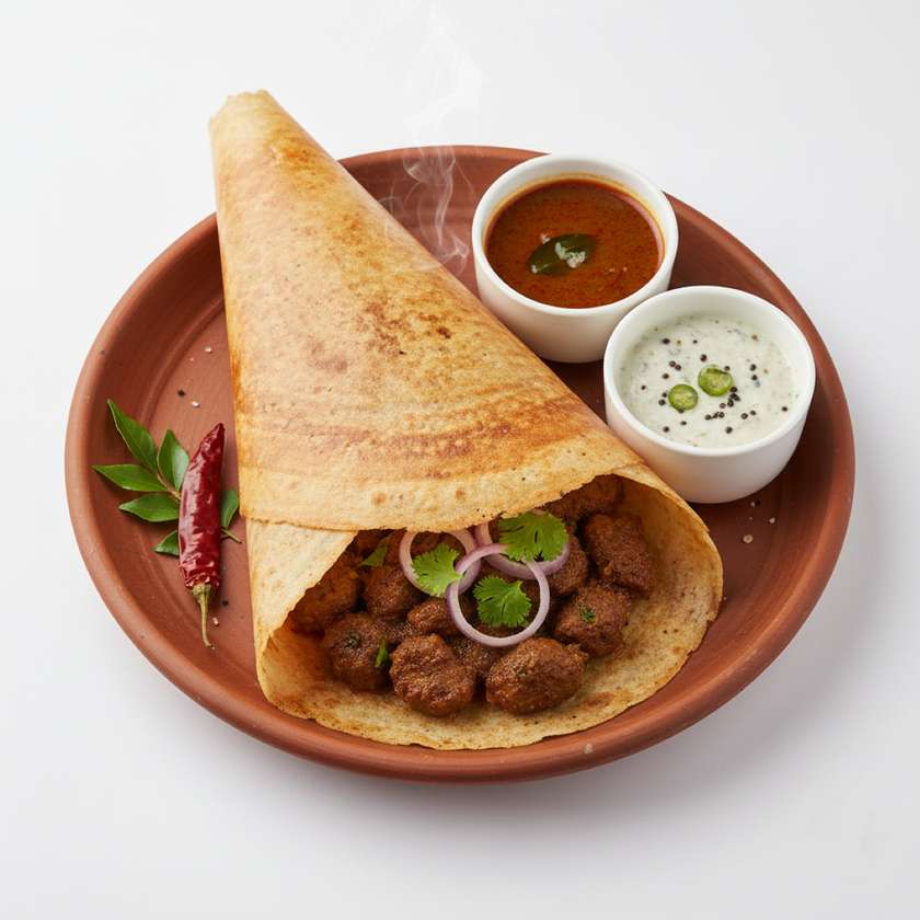 Lamb Masala Dosa