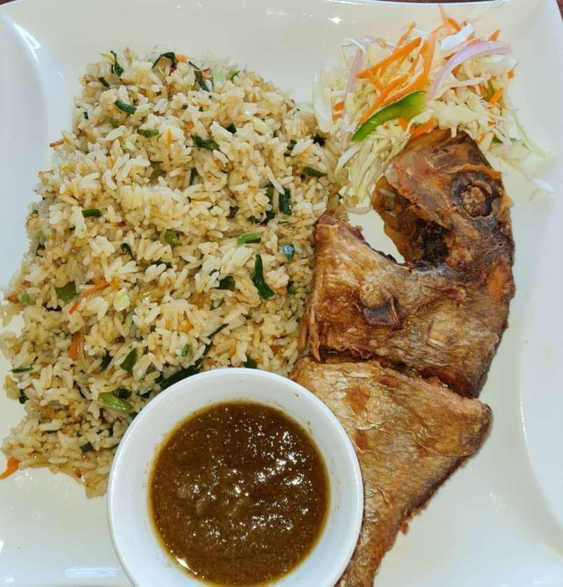 Fried Rice & Fish