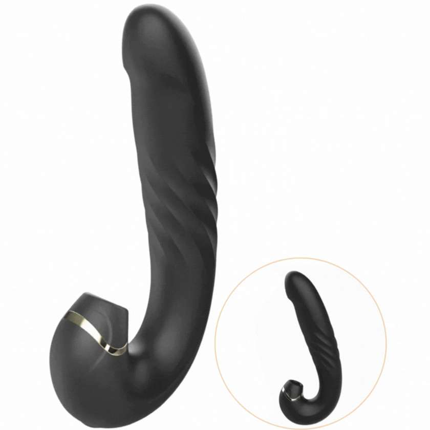 Ibiza 1 Usb Telescopic Movement Suction Vibrator