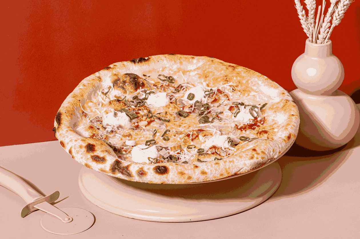 Pizza Cream Cheese & Pancetta 430gr