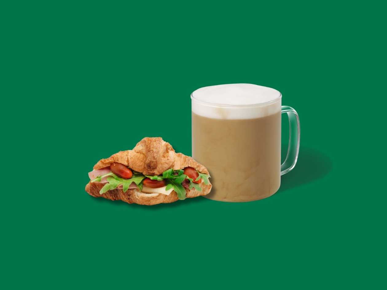 Caffé Latte & Sandwich